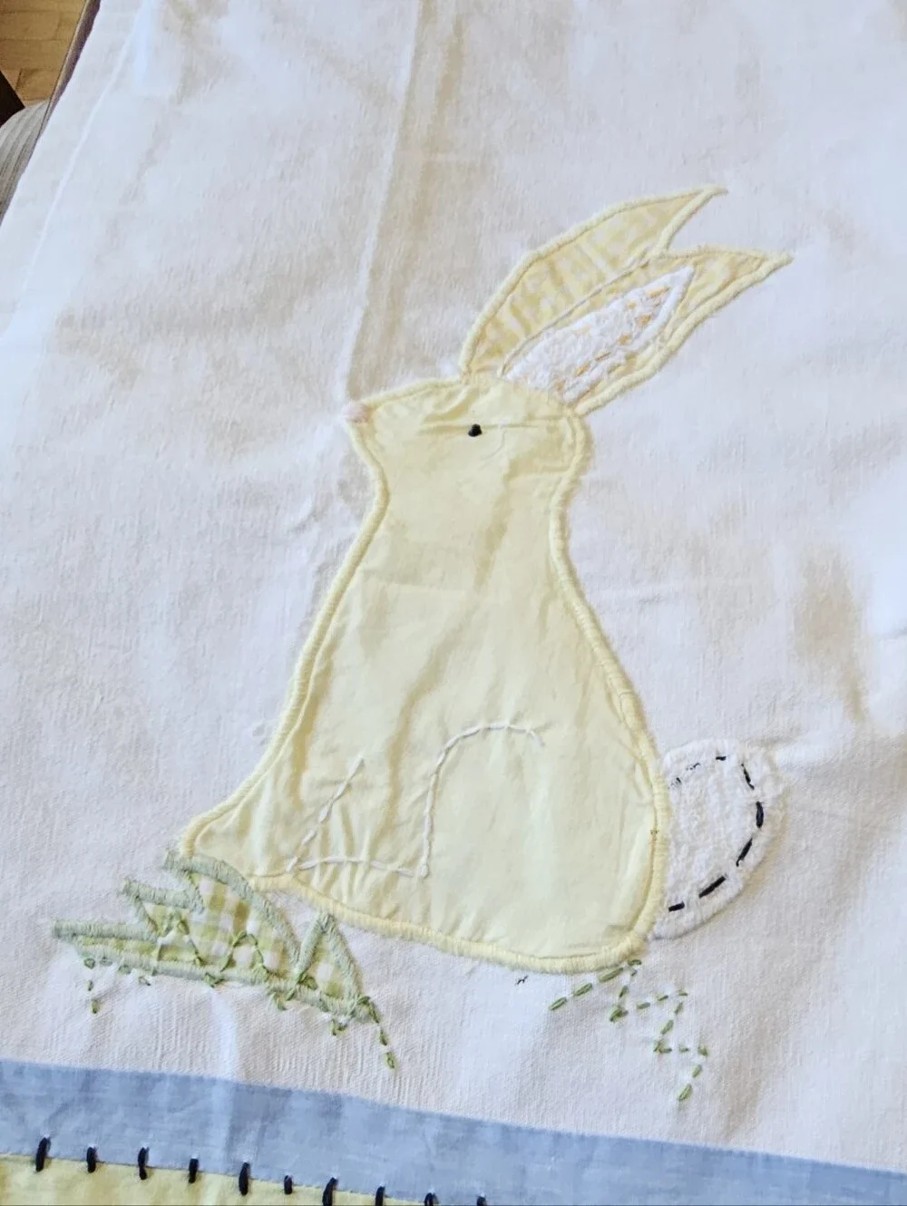 Pottery Barn Kids Bunny 4 Valances Neutral